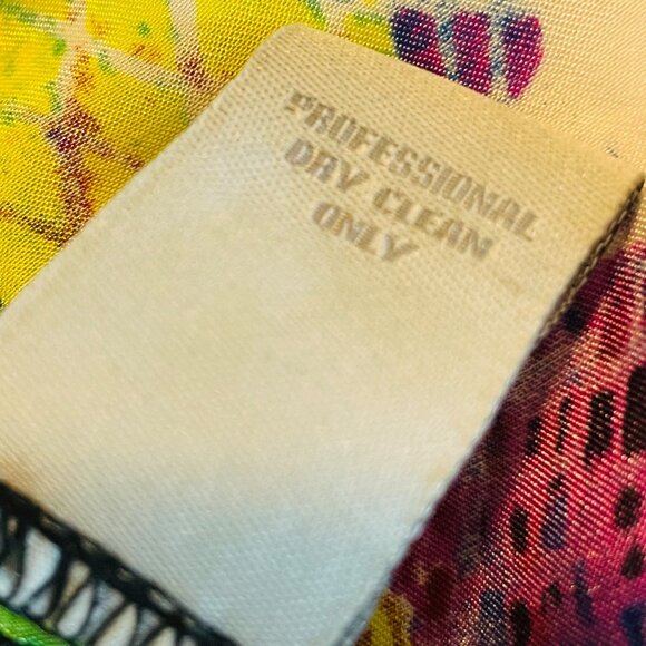 Charlotte Strapless Dress With Vibrant Animal Print & Black Satin Bodice Size 4 - Picture 10 of 14